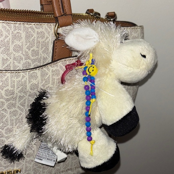 Plush webkinz mini cow keychain - Picture 1 of 6